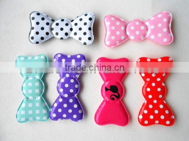 brown magic tape hair bow