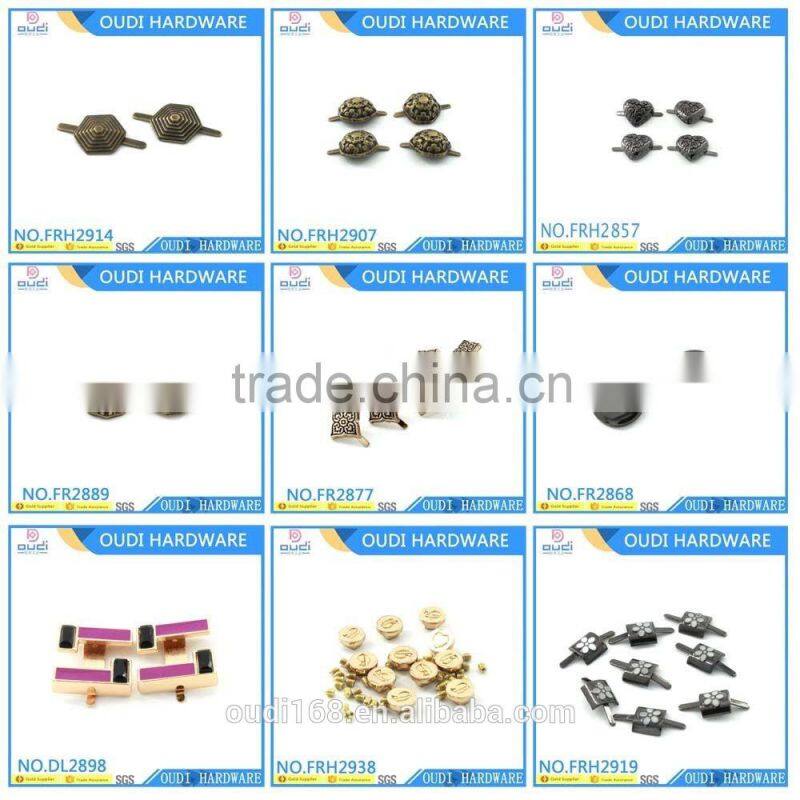 Wholesale customized gold shoe decoration and handbag accessories