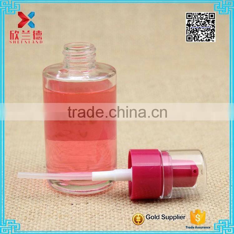 Factory price cheaper lotion bottle/50ml clear cosmetic bottle