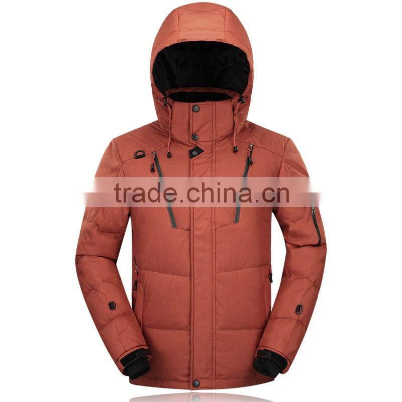 2016 fashion warm polyester for the winter goose down jacket