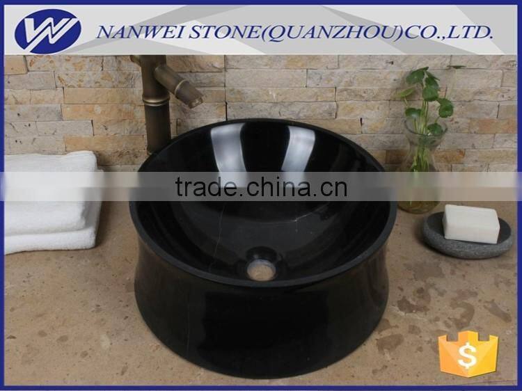 Natural marble stone sink for bathroom