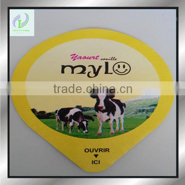 high quality aluminum foil lid for yogurt, lid for juice, lid for drinking water