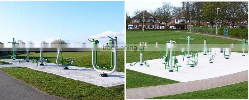 single Seated chest press outdoor fitness and exercise equipment