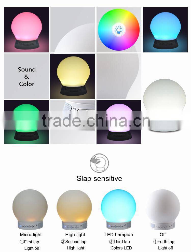 Factory Price Portable rechargeable speaker,professional speaker,portable speaker smart magic lamp