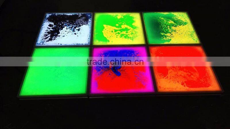 Led Liquid dance floor led dance floor club theme event bar dance floor stage light