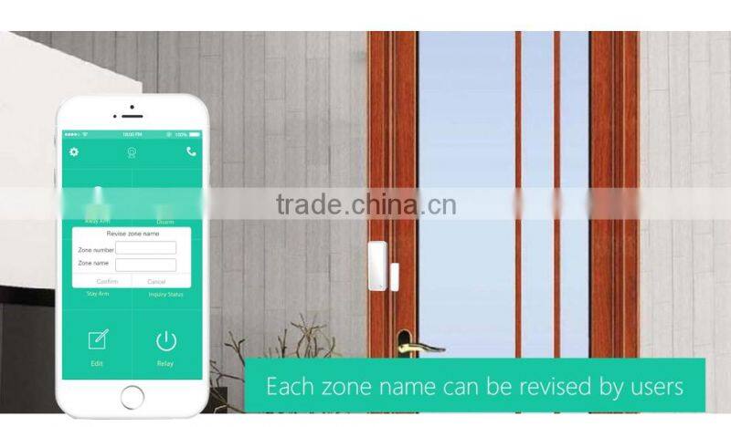 Smart home automation system with SIM card GSM alarm system & Android/IOS APP GSM Home Alarm, Wireless GSM Alarm