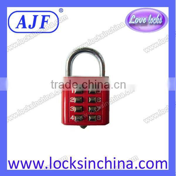 High quality blue travel suitcase padlock