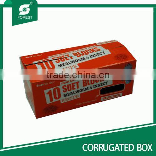 Corrugated box display box for birds insect warm