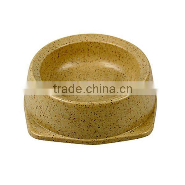 ISO900 The Eco-friendly bamboo fiber pet feeder bowl