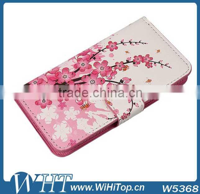 Printing Leather flip Case Cover For Motorola Moto G.Silicone Back Case For Moto G