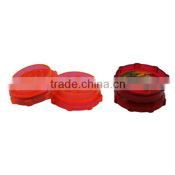 2016 plastic 2Layer polygonal herb/weed grinder GT5028OEM