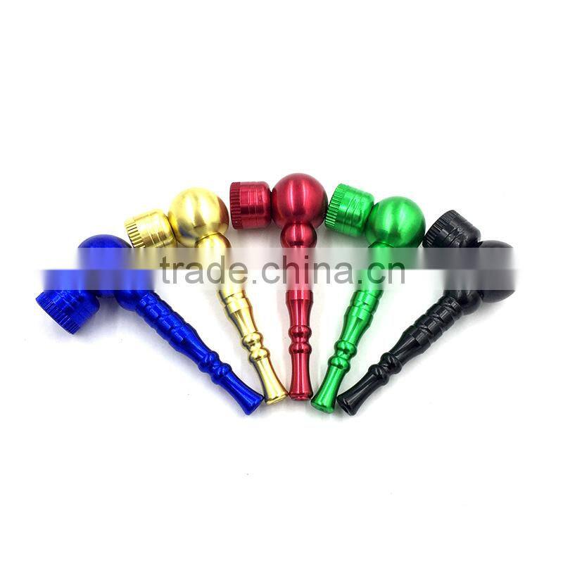 hot sale fashion style mental gourd vertical smoking pipe