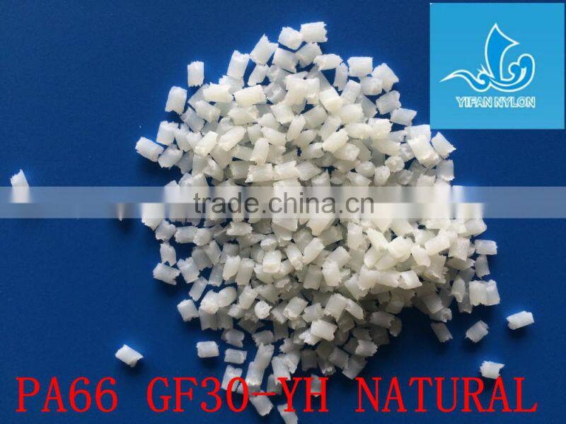 PA66 GF30 YH NATURAL ,glassfilled nylon plastic raw materials pa66
