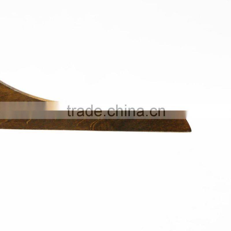 Red brown wooden craft coat hanger for clothes display