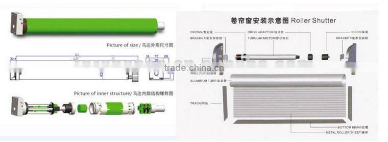 45MM Motor tubular/tubular motor