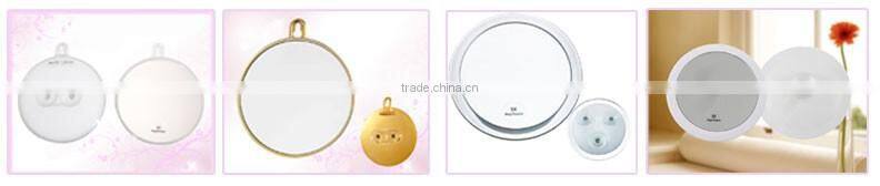Swivel Round Fog free bathroom shower mirror Chromed