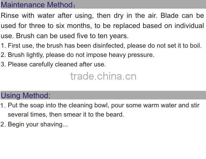 Wood handle cheap price pure badger hair shaving knot looking for distributors