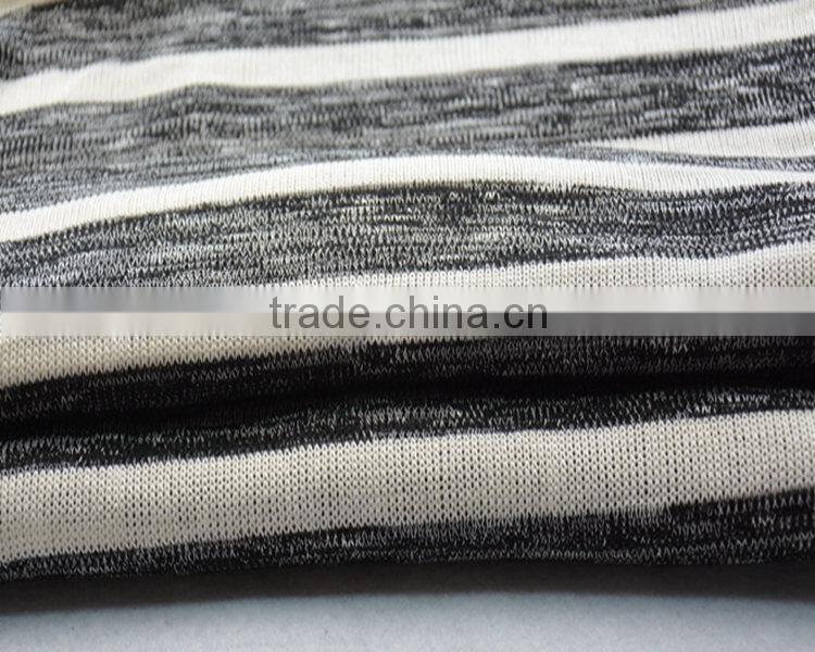 Jiufan Textile Yarn Dyed Hacci Knitted Span Fabric For Clothing with Good Qty