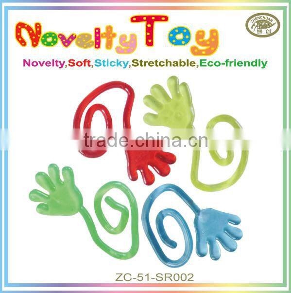 wholesales New TPR novelty Sticky frog toy /cheap toys for kids
