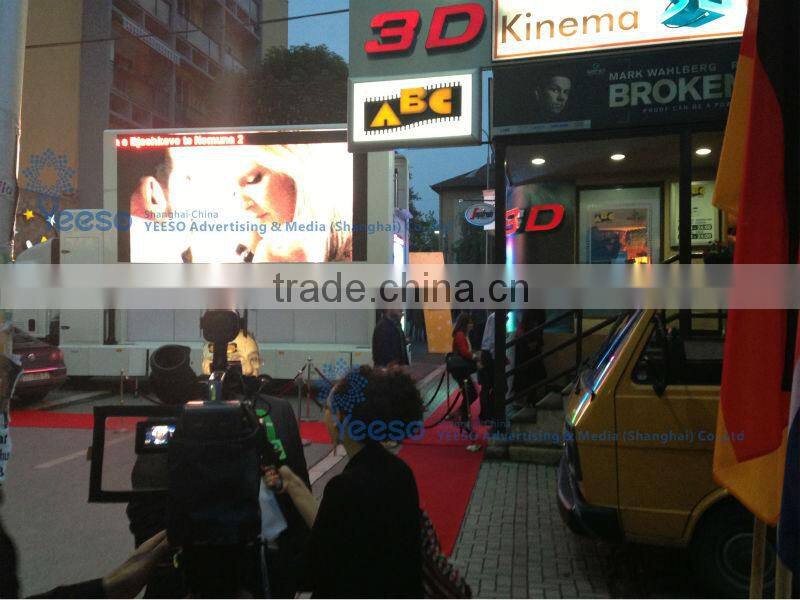 YEESO P10 LED truck and mobile video truck for outdoor advertising