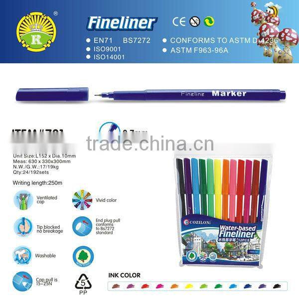 Triangular Fineliner permanent marker item 701