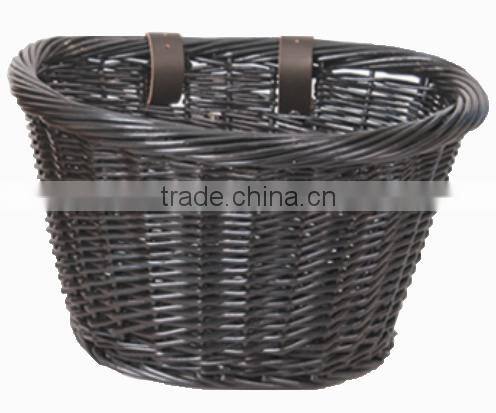 wholesale wicker baskets woven bicycle basket /natural pet bicycle bike baskets