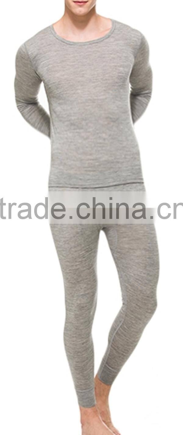 2015 Latest design mens merino wool underwear for Winter dress