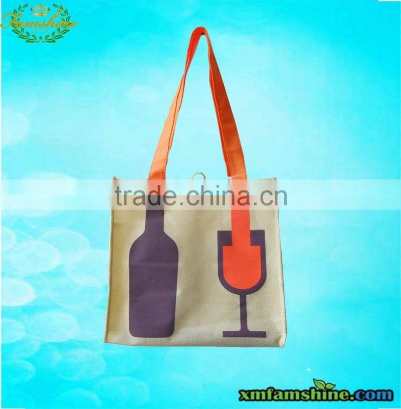 wholesale pp non woven shopping wine bag
