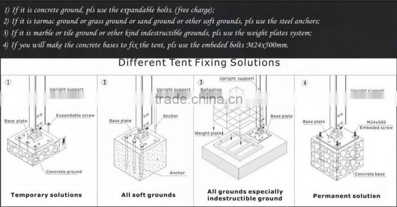 Pvc sail material outdoor party tent for sale, catering, community,school event etc