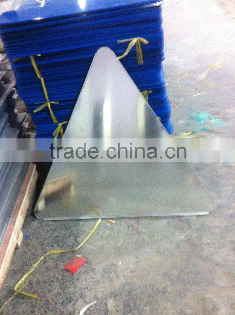 aluminium plate Emergency turn traffic sign with high Reflective film