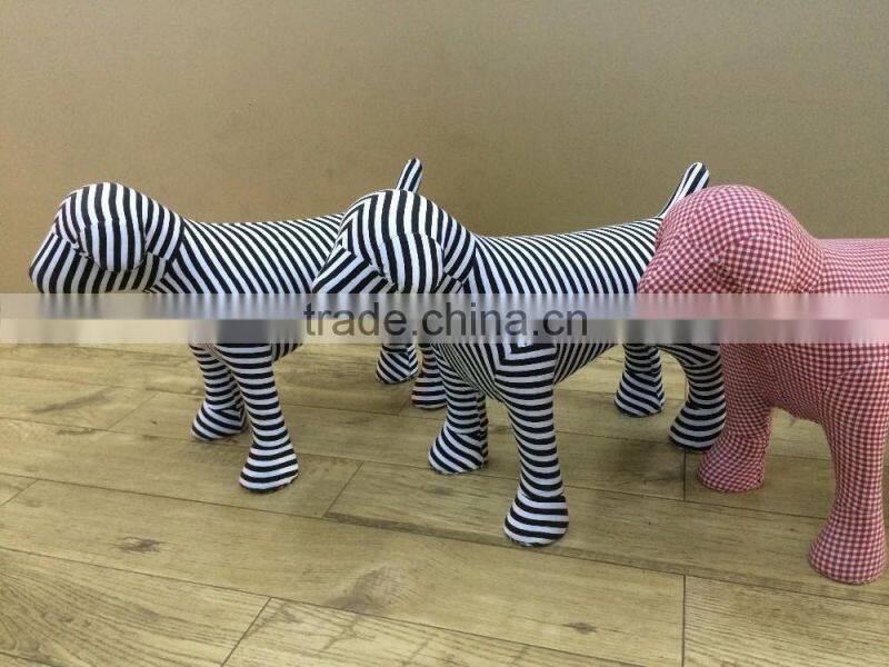 Display dog fabric dog wholesalers display dog mannequins dog mnnequin