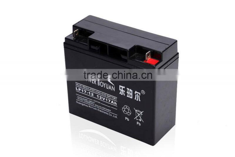 Long Life 12v 17ah Gel Type Solar Street Light Battery