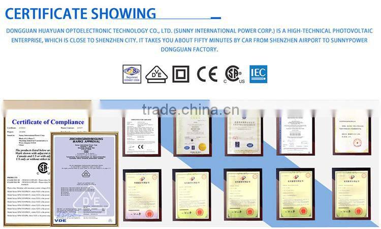 100w solar panel roof with full Certifications