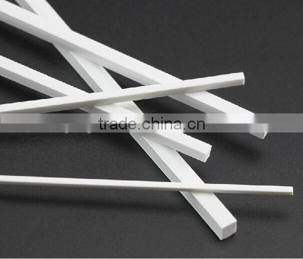 white plastic model square tube in plastic profile
