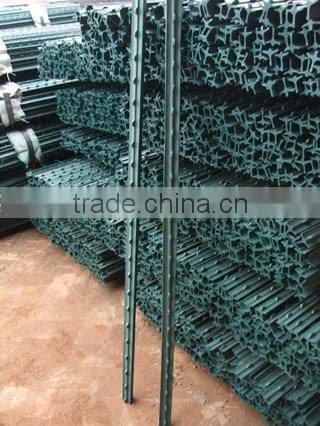 Galvanized security fencings with T post(supplier)