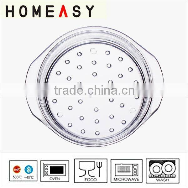 wholesale new homeasy pyrex glass large food steamer for cooking
