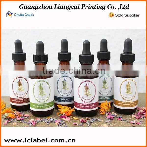 Glossy lamination label paper sticker paper essential oil stickers
