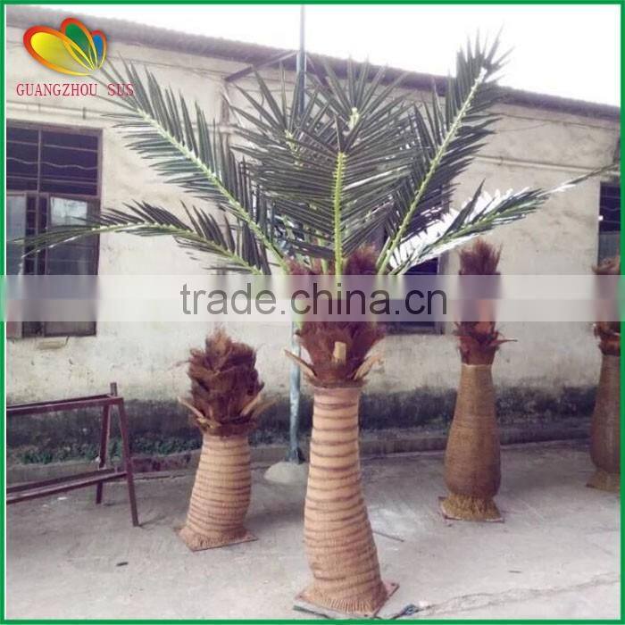 SUS artificial coconut palm tree fiberglass artifcial coconut tree