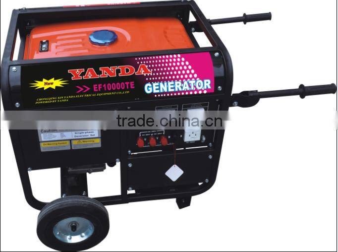 10kva portable generator 12 volt dc generator double voltage optional