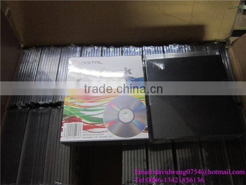 Black dvd case double 14mm