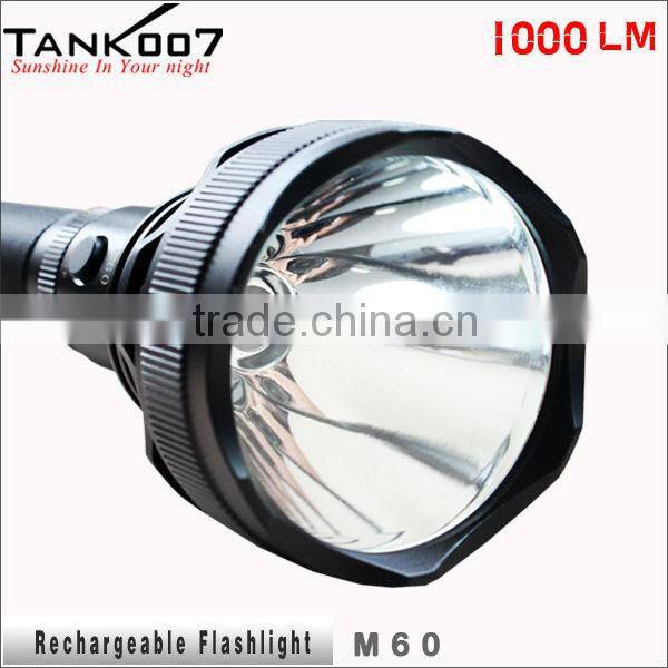 Led military police flashlight powerful flashlight,5 modes 1000LM with 2*18650 battery