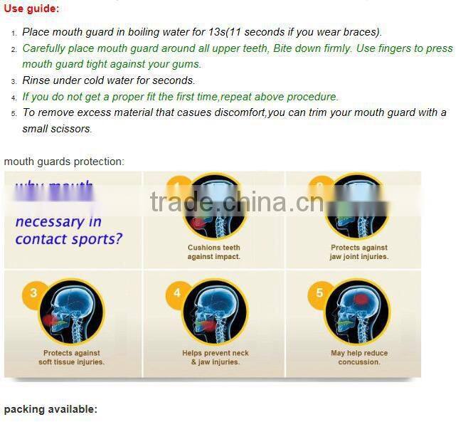multicolor custom mouth guard, mma mouth guard
