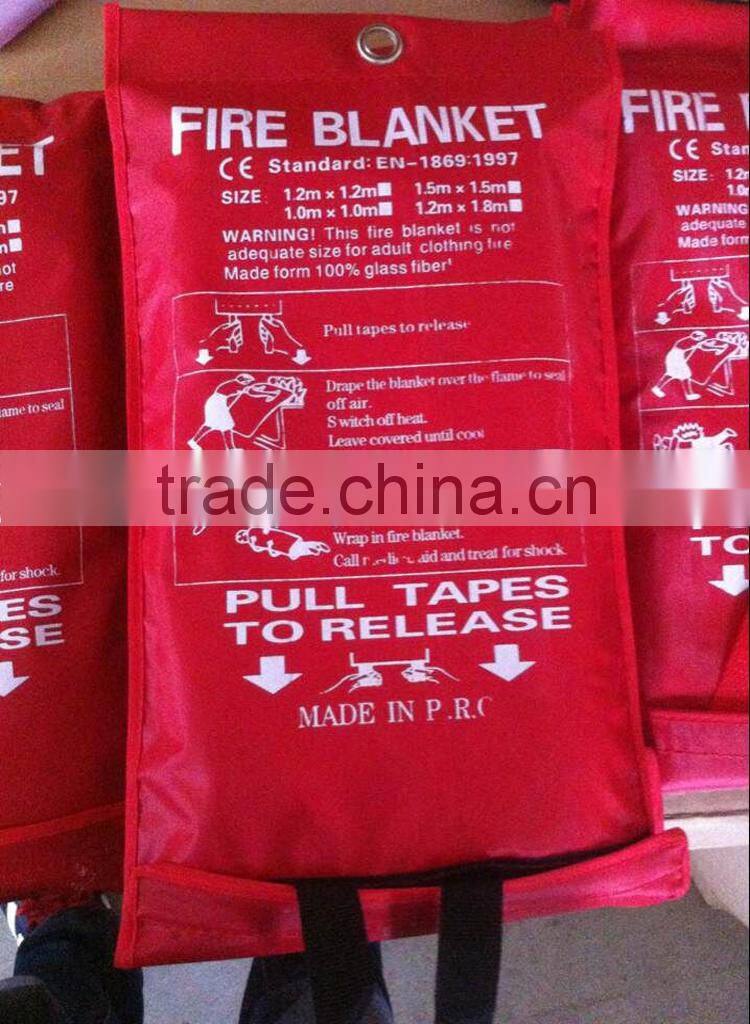 0.84MM 1.5M*1.5M Fiberglass Fire Resistant Blanket