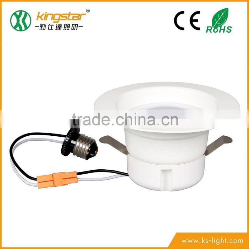 Super Bright downlight Aluminum 9W led downlight with E26