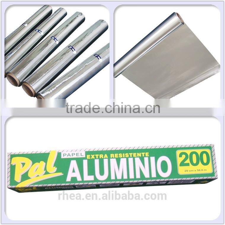 Silver packaging aluminum foil