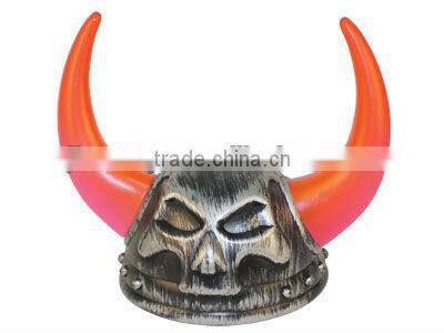 Plastic red flashing devil horns toy