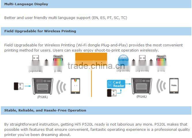 NEW Compact Hiti Thermal Photo Printer P520L Photo Priting Machine