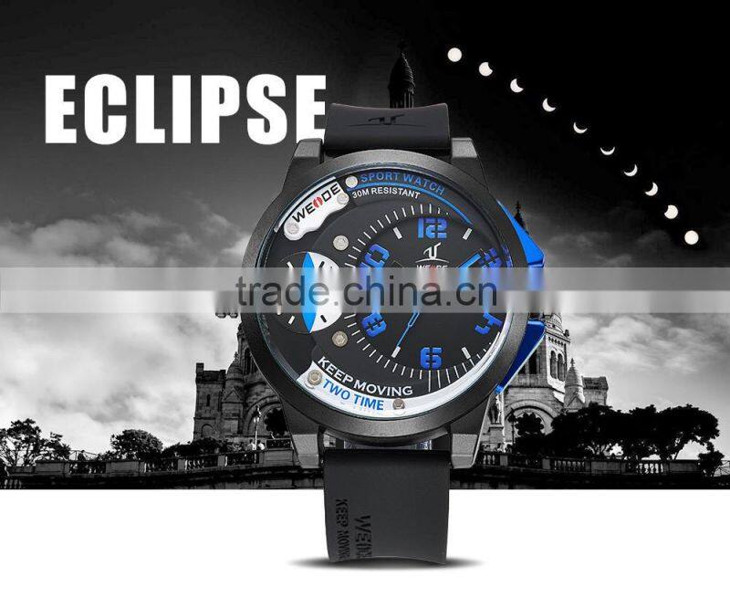 2016 Faishion Lcd display Silicone band Quantz watch Man watch Sport watch