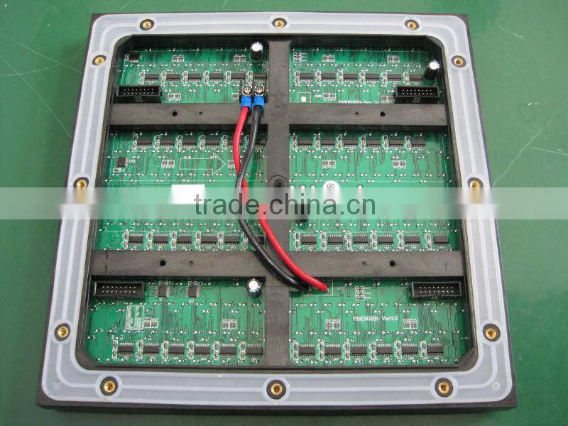P16 RGB 256 X 256 low power outdoor P16 led display module