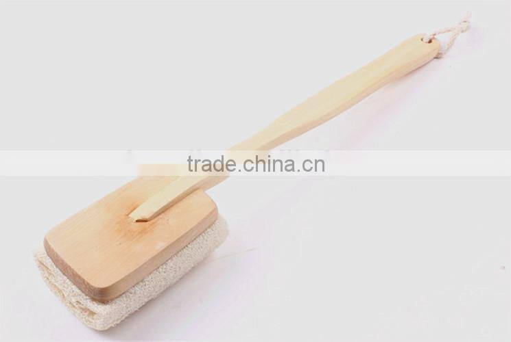 Natural loofah bath scrubber